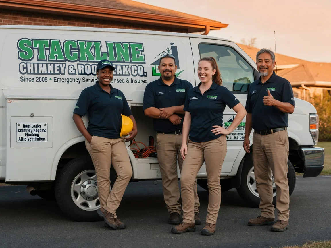 Chimney flashing repair company in Wheeling, MO